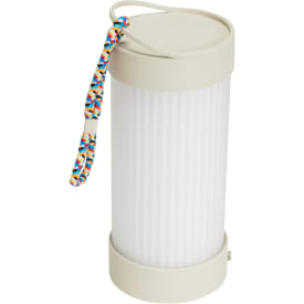 Hübsch Camp oppladbar lampe, beige