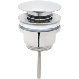 K. Neerskov bottenventil, push-open, krom