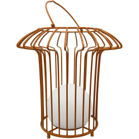 Dyberg Larsen Basket uppladdningsbar utomhumlykta, orange