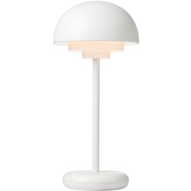 Nielsen Light Toscana genopladelig bordlampe, hvid