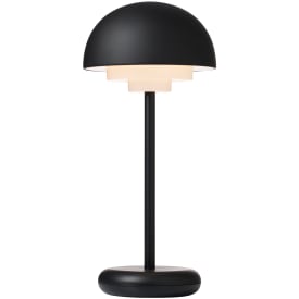 Nielsen Light Toscana oppladbar bordlampe, sort