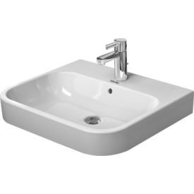 Duravit Happy D.2 tvättställ, 60 x 50,5 cm, vit