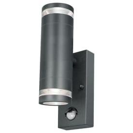 4lite Marinus utelys vegg med sensor, antrasitt