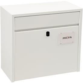 Me-fa Etude 900 postkasse, uten lås, hvit