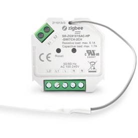 Mini ZigBee Dobbeltafbryder - 2 x 390W