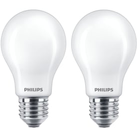 6 stk Philips Classic E27 standardpære, 2700K, 7W, 2-pak