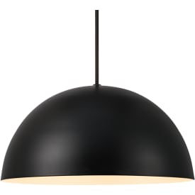 Nordlux Ellen pendel, sort, Ø30 cm