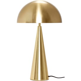 Hübsch Mush bordslampa, mässing, 50 cm