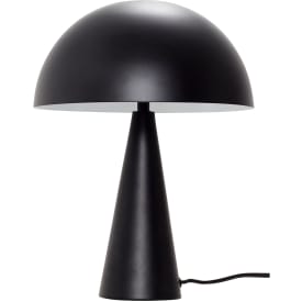 Hübsch Mush bordslampa, svart, 33 cm