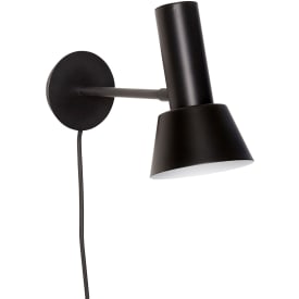 Hübsch Tap vegglampe, sort