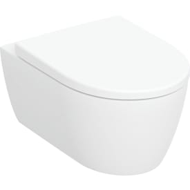 Geberit iCon vegghengt toalett, uten spylekant, hvit