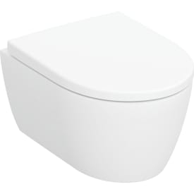 Geberit iCon vägghängd toalett, utan spolkant, vit