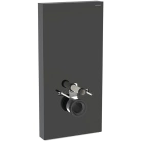 Geberit Monolith Plus cisterne til væghængt toilet, 101 cm, sort glas