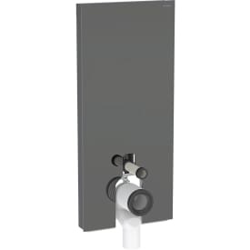 Geberit Monolith Plus sisterne for back-to-wall toalett, 114 cm, grått glass