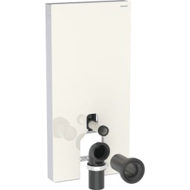 Geberit Monolith Plus cistern för back-to-wall toalett, 101 cm, beige glas