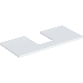 Geberit One benkeplate, 104,2x47,3 cm, matt hvit