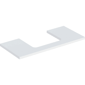 Geberit One benkeplate, 104,2x47,3 cm, matt hvit