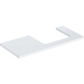 Geberit One benkeplate, 104,2x47,3 cm, høyglans hvit