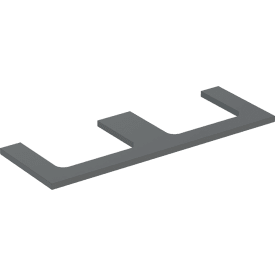 Geberit One benkeplate, 133,8x47,3 cm, matt antrasitt