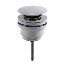 Secher AF 706-H bunnventil, push-open, hvit