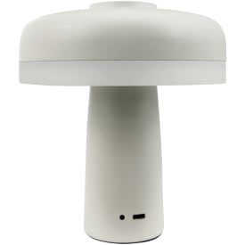 Dyberg Larsen Porter oppladbar bordlampe, hvit