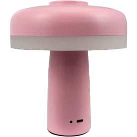 Dyberg Larsen Porter genopladelig bordlampe, lyserød