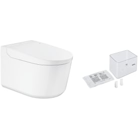 Grohe Sensia Basic dusj- og toalettpakke, uten spylekant, antibakteriell, hvit