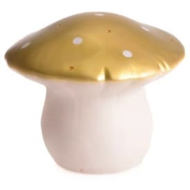 Heico Svamp børnelampe, guld, Ø26x20 cm