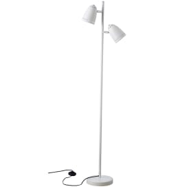Superliving Dynamo Twin gulvlampe, hvit