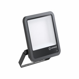 Ledvance lyskaster med sensor, sort, 4000K, 100W