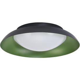 Ledvance Orbis Plate plafond, grön, Ø31 cm