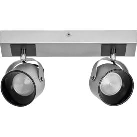 Ledvance Jupitor tak- og veggspotlight, sølv, 2 spotlights, sølv