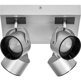 Ledvance spotlampe, 4 spotlights, sølv