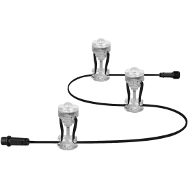 Ledvance Endura Garden Dot bedlamper, 3 stk, forlængersæt