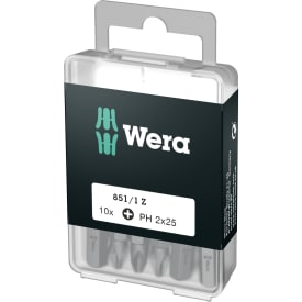 Wera 851/1Z Philips bits, PH2, 10 stk.