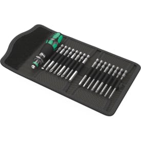 Wera Kraftform Kompakt 60, skruvmejselsats, 17 delar