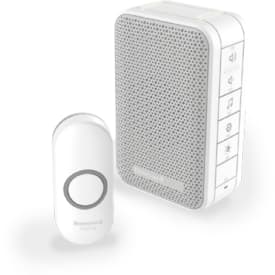 Honeywell Home dørklokke, trådløs, 150 m, lys, hvid