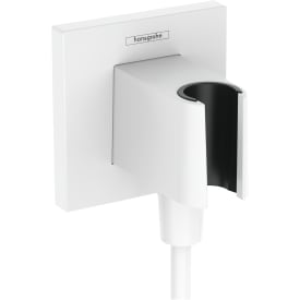 Hansgrohe FixFit E slanguttag, matt vit