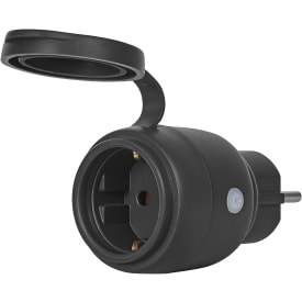 Ledvance Smart+ Matter smart plug (stickkontakt), utomhus, grå