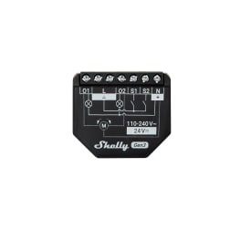 Shelly 2PM Gen3, WiFi relæ/jalousi, 2 kanaler med effektmåling