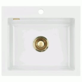Lavabo Mera 57 diskbänk, ,57,5x51 cm, vit