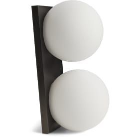 Antidark Palla Mini væg- og loftlampe, titanium, lille model