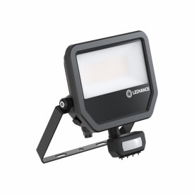 Ledvance lyskaster med sensor, sort, 3000K, 41W