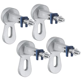 Grohe vægbeslag til Rapido bruseramme, 4-pak