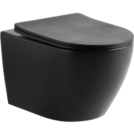 Lavabo Studio vegghengt toalett, uten spylekant, matt sort
