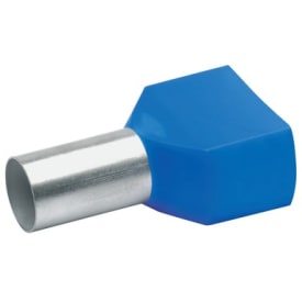 100 stk Klauke isoleret dobbelt terminalrør, 2 x 2,5 mm2