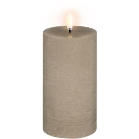 Uyuni LED blockljus, batteri, beige