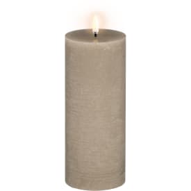 Uyuni LED bloklys, batteri, beige