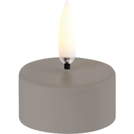 Uyuni LED värmeljus, batteri, beige
