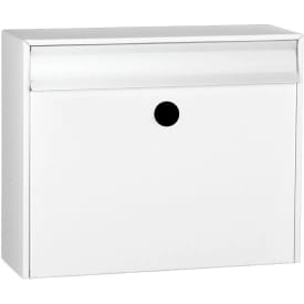 MEFA postkasse bosca 33 u/lås, hvid, 310 x 380 x 145 mm